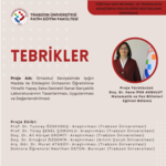 TÜBİTAK 1001 Bilimsel ve Teknolojik Araştırma Projelerini Destekleme Programı Proje Başarısı 