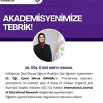 Akademisyenimize Tebrik 