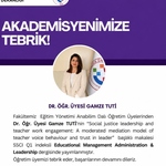 Akademisyenimize Tebrik 