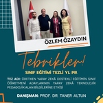 Uzman Ünvanı Alan Öğrencilerimiz 